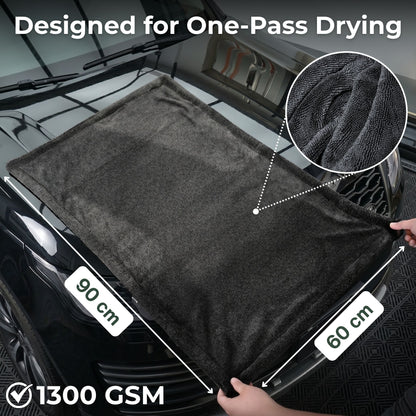 Koala Mammoth Towel – 1300 GSM Car Cleaning & Drying Cloth (90×60 cm)