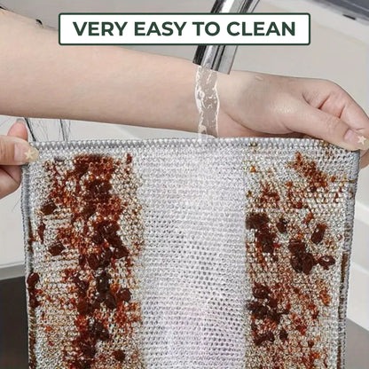 KoalaScrub – Hygienic Steel Mesh for Tough, Scratch-Free Cleaning (20x20cm)